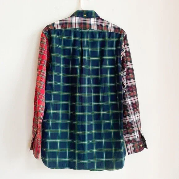 NEW Ralph Lauren Patchwork Plaid Button Down CAsual Shirt S - Picture 6 of 6